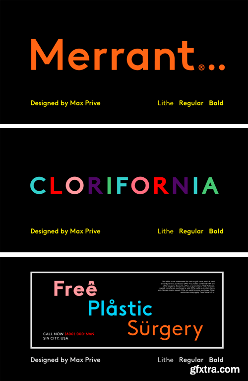 Merrant Font Family