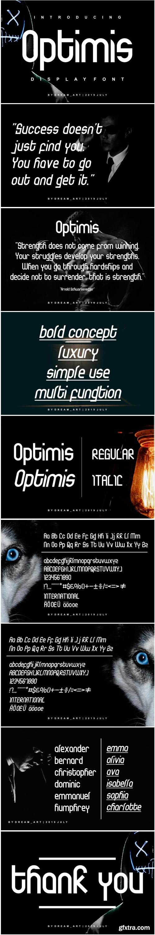 Optimis Font