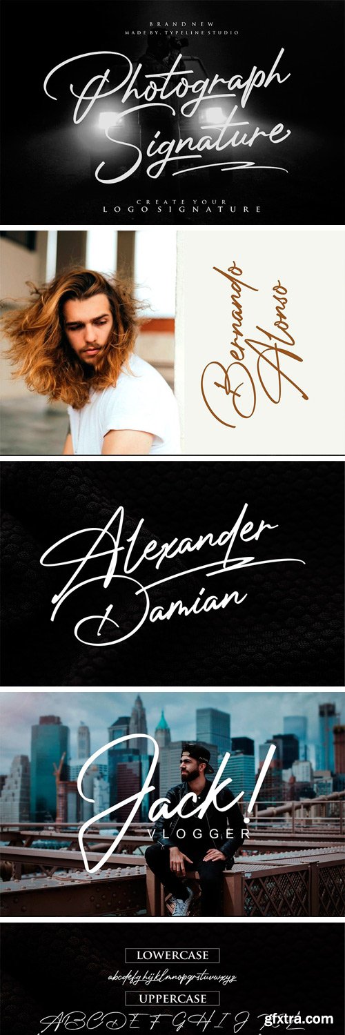 CM - Photograph Signature Logo Fonts 3822551