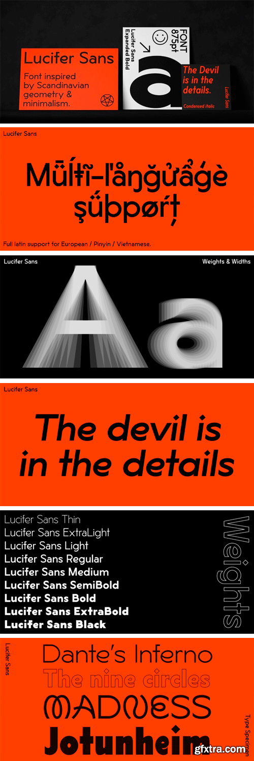 Lucifer Sans Font Family