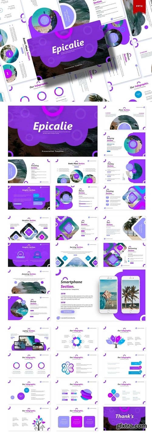 Epicalie Powerpoint, Keynote and Google Slides Templates