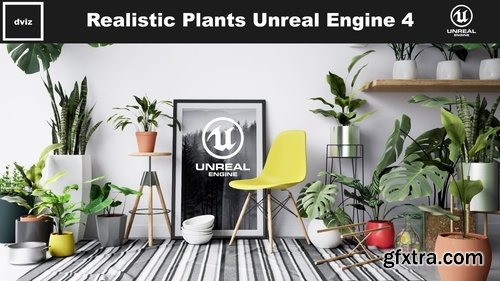 Cgtrader - Realistic Plants Pack - Unreal Engine 4 Low-poly 3D model