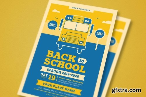 Back To School Event Flyer