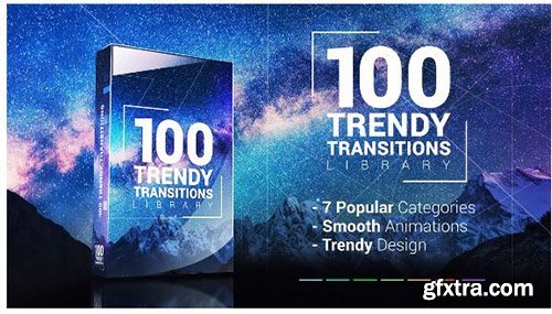 100 Trendy Transitions for Adobe Premiere Pro (Win/MacOS)