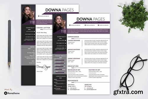 Downa - Clean Elegant Resume Template