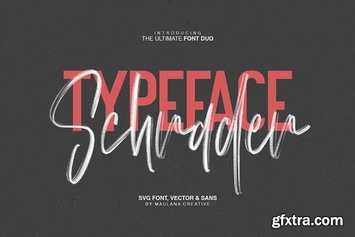 CM - SCHRADER SVG Brush Font - Free Sans 3972888