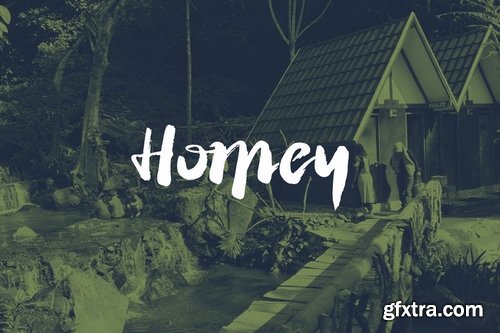 Homey Cursive Brush Font