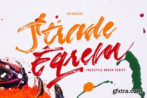 Strade Eqrem Freehand Brush Script