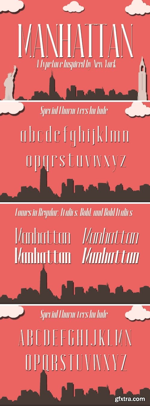 Manhattan Font