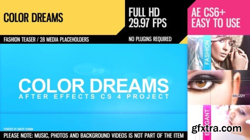 VideoHive Color Dreams (Fashion Slideshow) 2985445