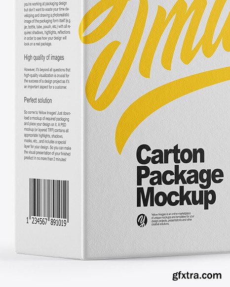 Carton Package Mockup 46458