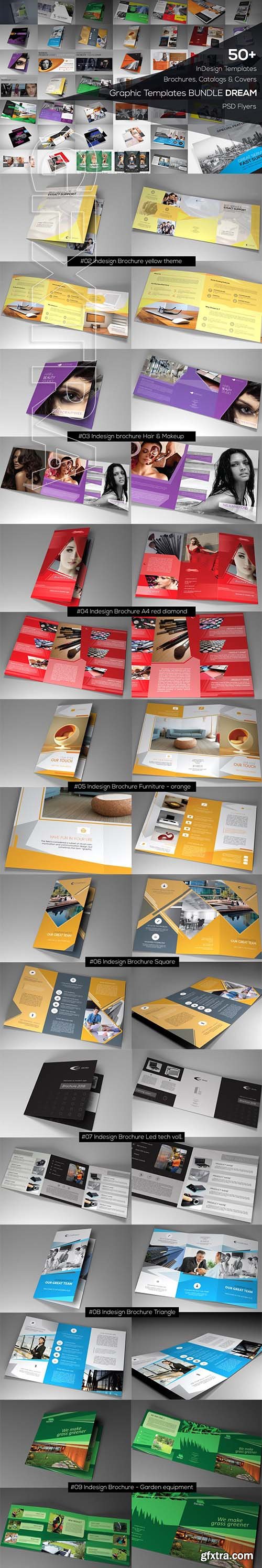 CreativeMarket - Graphic Templates Bundle Dream 3917088