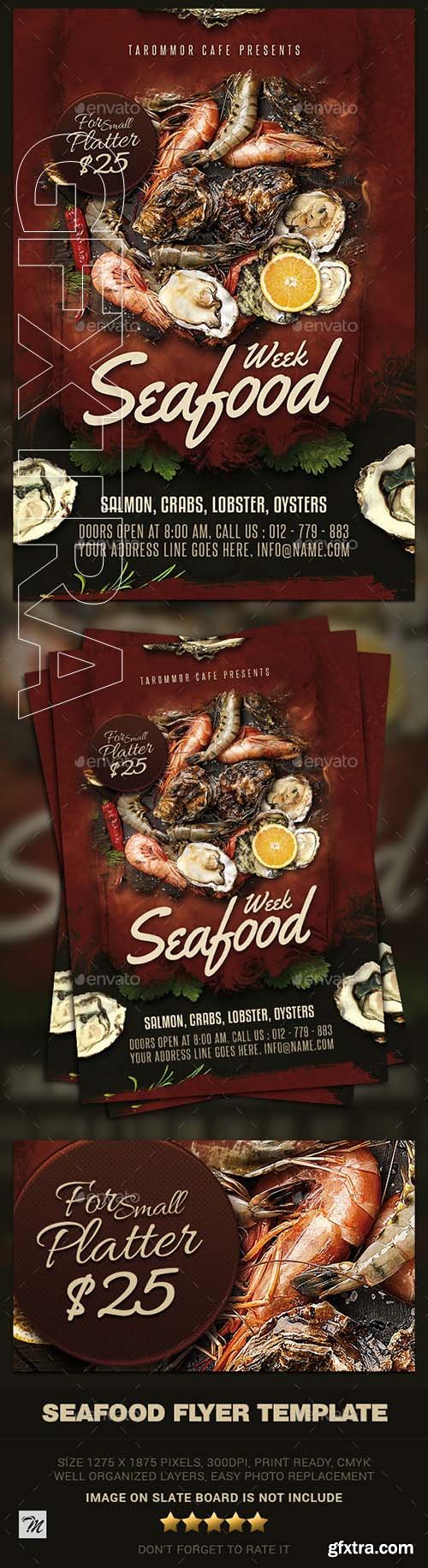 GraphicRiver - Seafood Flyer Template 24092695