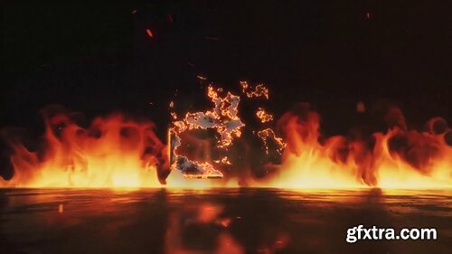 Videohive - Fire Logo - 22839184