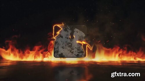 Videohive - Fire Logo - 22839184