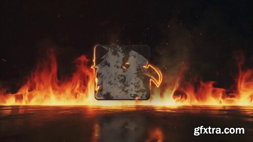 Videohive - Fire Logo - 22839184