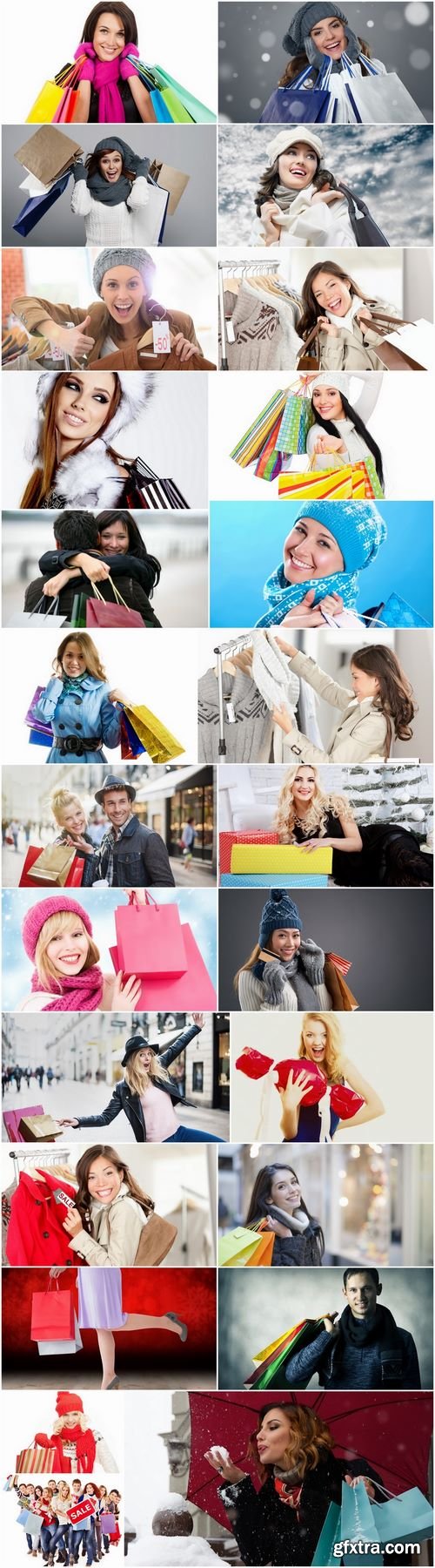 Beautiful girls with shopping bags 25 HQ Jpeg