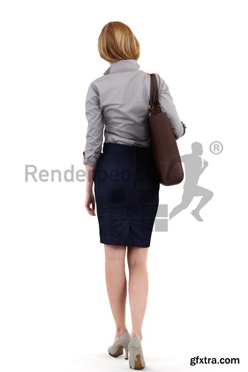 RenderPeople - Melinda Posed 005 3d Model