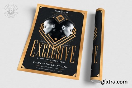 Exclusive Party Flyer Template V2