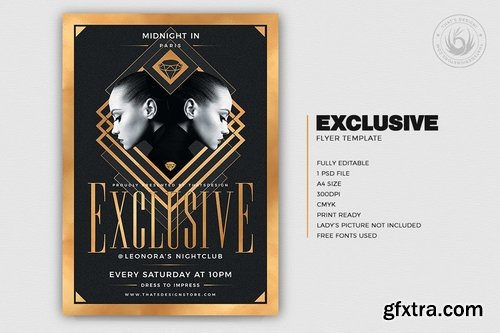 Exclusive Party Flyer Template V2