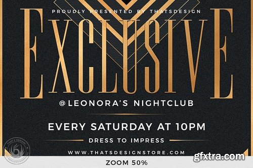 Exclusive Party Flyer Template V2