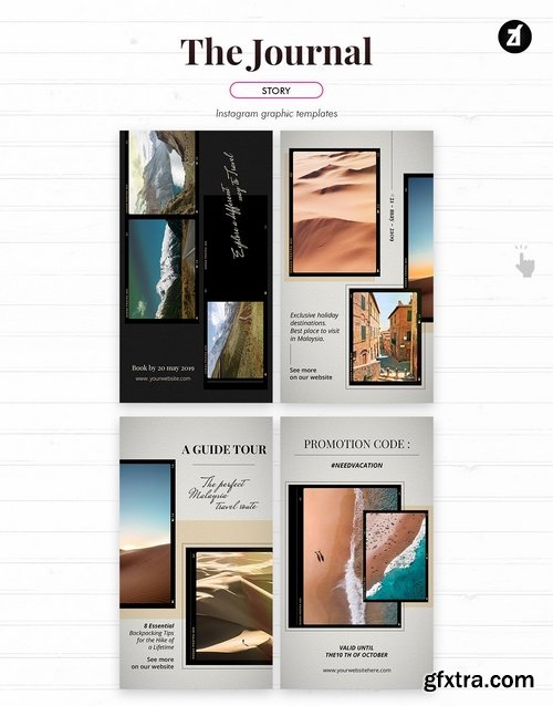 The Journal social media graphic templates