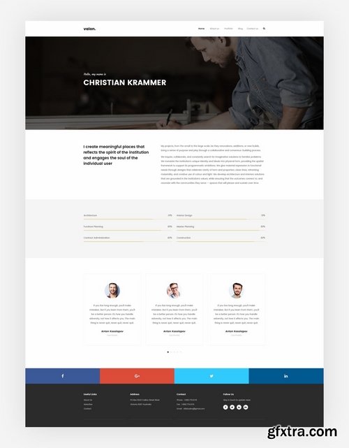 Portfoilio & Agency PSD Template