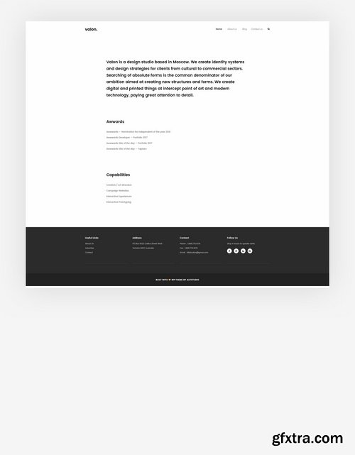 Portfoilio & Agency PSD Template