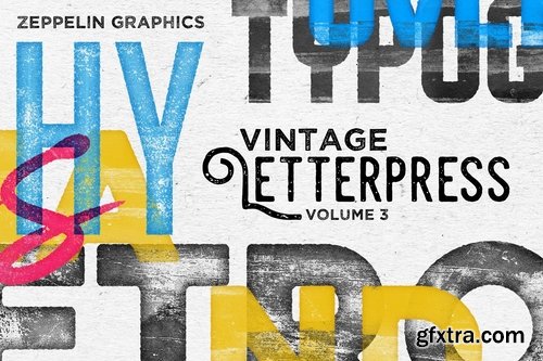 CM - Letterpress Texture Effects Vol.3 3963029