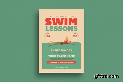 Swim Lessons Flyer