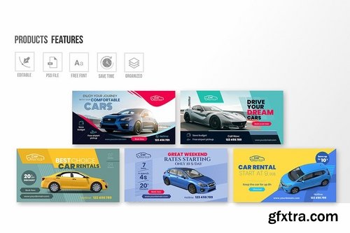 Social Media Banners-Car Rental