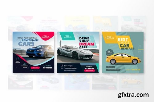 Social Media Banners-Car Rental