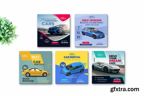 Social Media Banners-Car Rental