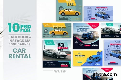 Social Media Banners-Car Rental