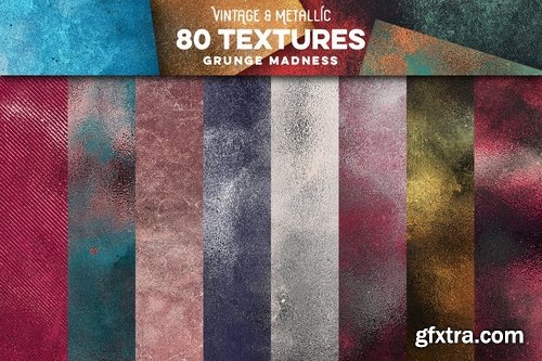 80 Colorful Grunge Textures