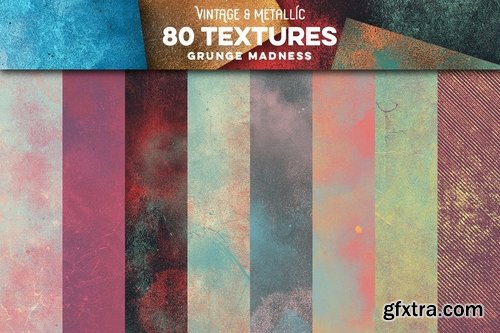 80 Colorful Grunge Textures