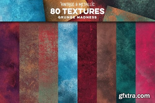 80 Colorful Grunge Textures