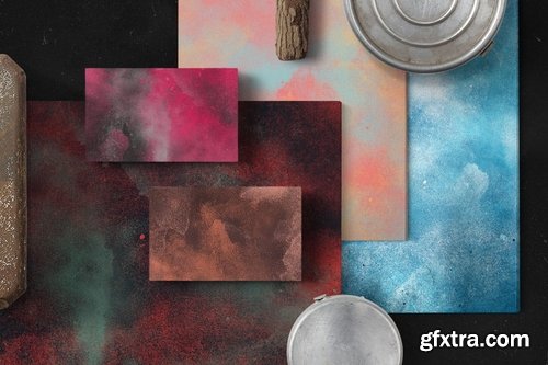 80 Colorful Grunge Textures