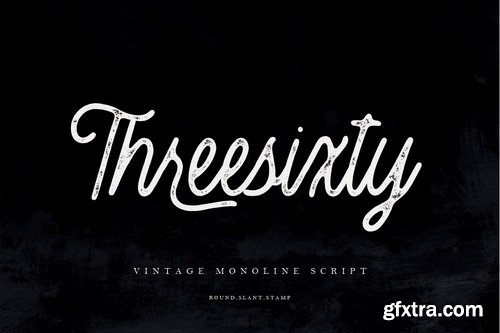 Theesixty Vintage Monoline Font