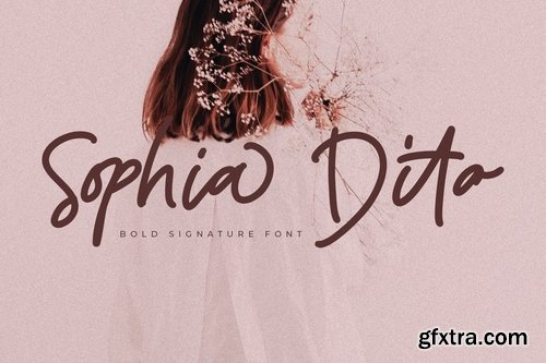 Sophia Dito Signature Font