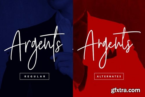 Argents Signature Font