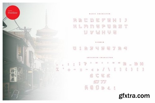 CM - Kyoto - Japanese Display Typeface 3976072