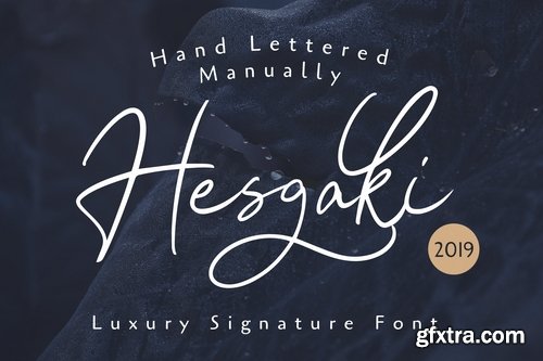 Hesgaki - Luxury Signature Font