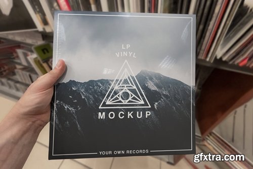 Vinyl Shop Mockup