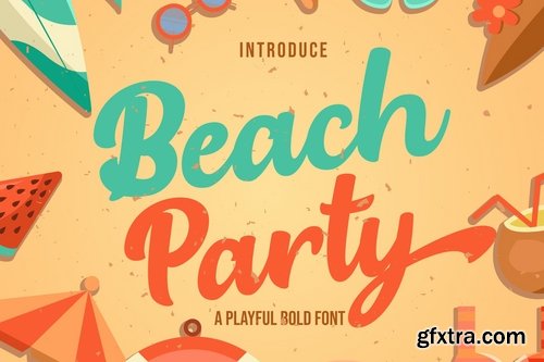 Beach Party - Playful Bold Font