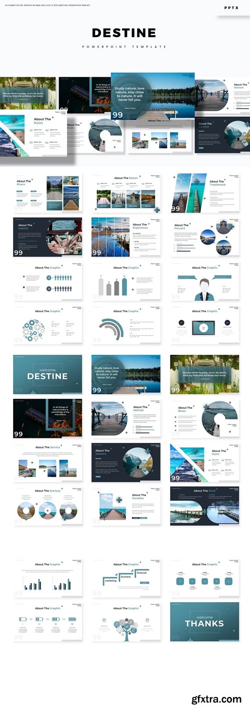 Destine Powerpoint, Keynote and Google Slides Templates