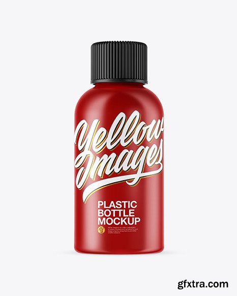 Matte Plastic Bottle Mockup 46597