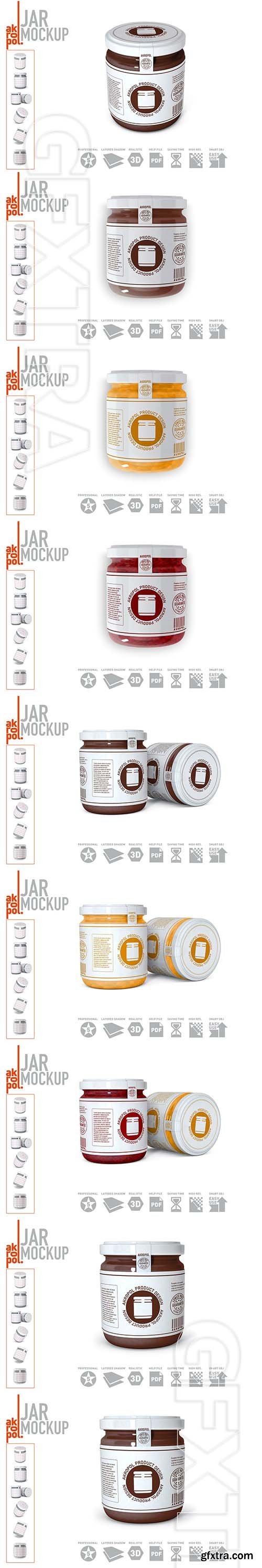 CreativeMarket - JAR MOCKUP 3880035