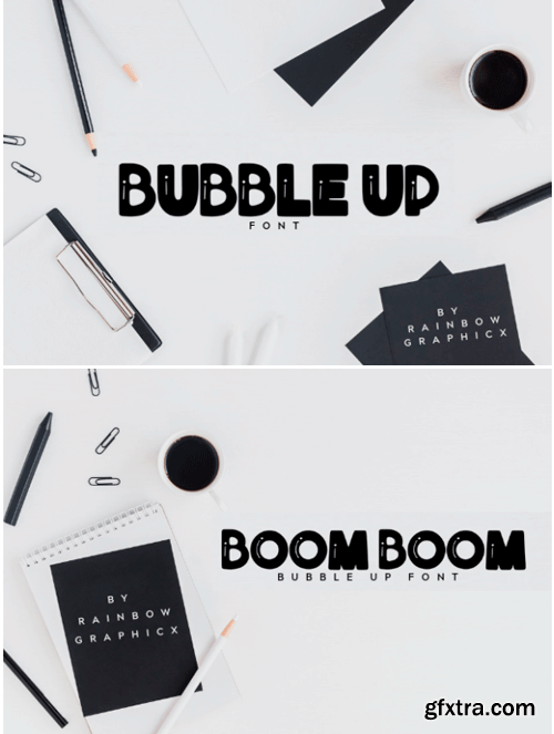 Bubble Up Font