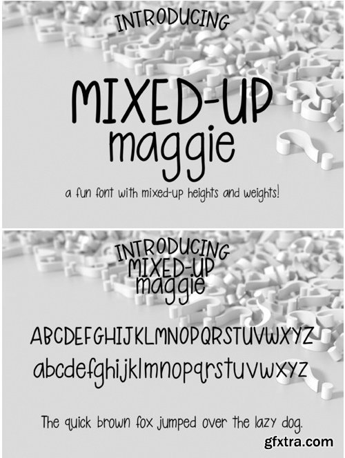 Mixed-Up Maggie Font